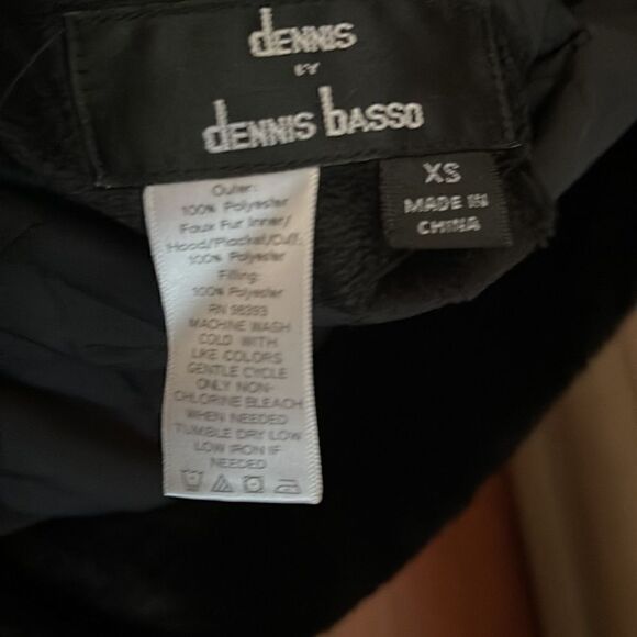 Dennis by Dennis Basso Reversible Faux Fur Coat, SZ XS - Picture 12 of 12